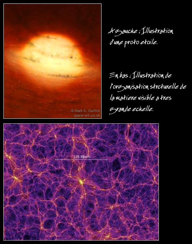 proto toile et structure de l'univers